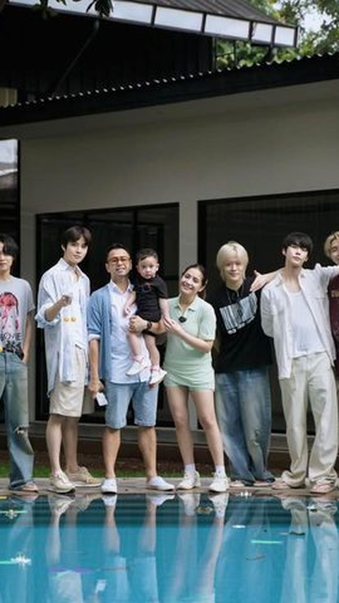 Intip Foto-foto Member NCT 127 saat Berkunjung ke Rumah Raffi Ahmad di Andara, Bikin Heboh