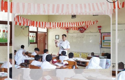 Kisah Guru Honorer Gaji Rp200 Ribu Sering Bantu Murid Kurang Mampu, Belikan Alat Tulis hingga Sepatu