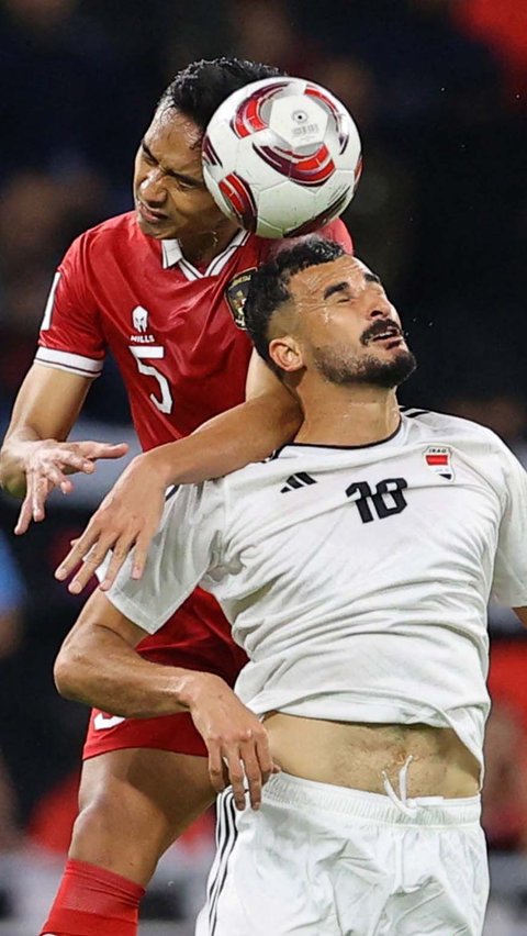 FOTO: Momen Timnas Indonesia Dibungkam Irak 1-3 di Piala Asia 2023