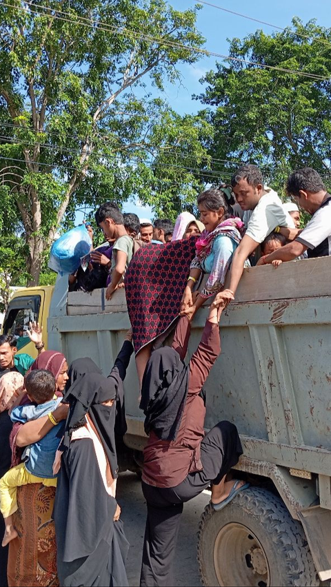 Video Pengungsi Rohingya Diklaim Bakar Gudang di Aceh karena Tidak Diberi Uang, Cek Faktanya