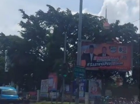 Baru 2 Hari Dipasang, Billboard Mardani Ali Sera PKS dan Anies di Daerah Cijantung Jaktim 'Hilang'