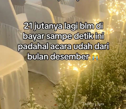 Klien Nunggak Bayar Paket Wedding Tergolong Murah, Bikin Warganet Iba