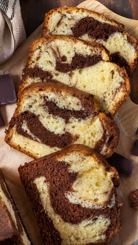 Guide to Making Perfect Marble Cake, the Texture Becomes Very Soft