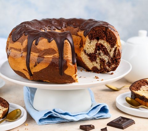 The Right Guide to Make Marble Cake, the Texture is Very Soft