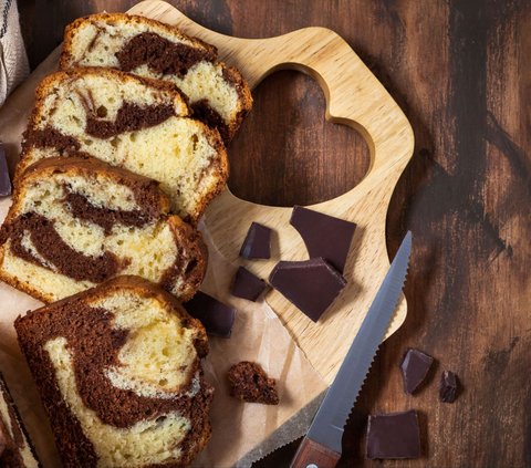 The Right Guide to Make Marble Cake, the Texture is Very Soft