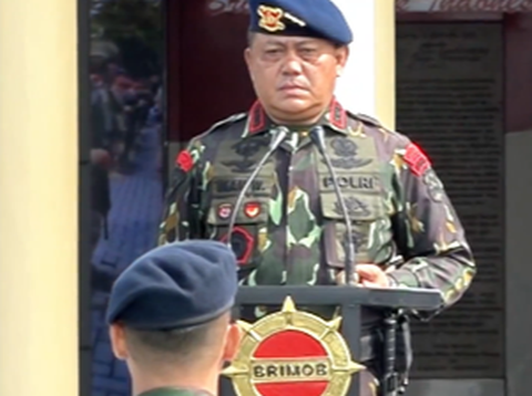 Ratusan Personel Datang ke Mako Menghadap Komandan Brimob, Sang Jenderal Langsung Bereaksi Begini