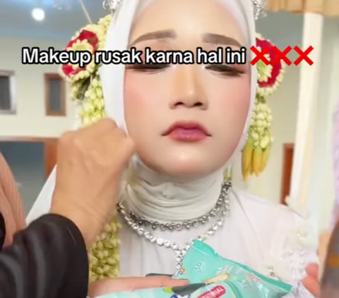 Viral Pengantin Menangis Akibat Ulah Tamu Undangan, Terpaksa Makeup Ulang