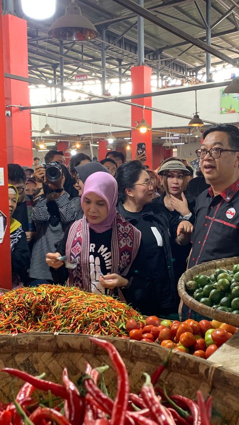 Kunjungi Pasar Bersehati Manado, Atikoh Jelaskan Skema Pedagang Dapat Bantuan Modal Lewat KTP Sakti