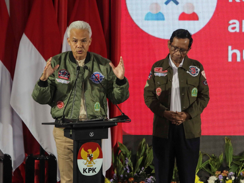 FOTO: Adu Gagasan Tiga Capres-Cawapres 2024 di KPK, Anies-Prabowo-Ganjar Sampaikan Komitmen Penting untuk Memberantas Korupsi di Indonesia