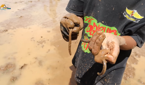 Menggunakan Kaki