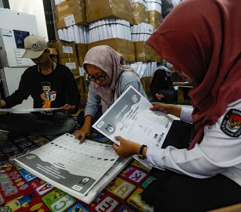 FOTO: Wujud Alat Bantu untuk Penyandang Tunanetra Saat Pemungutan Suara Pemilu 2024