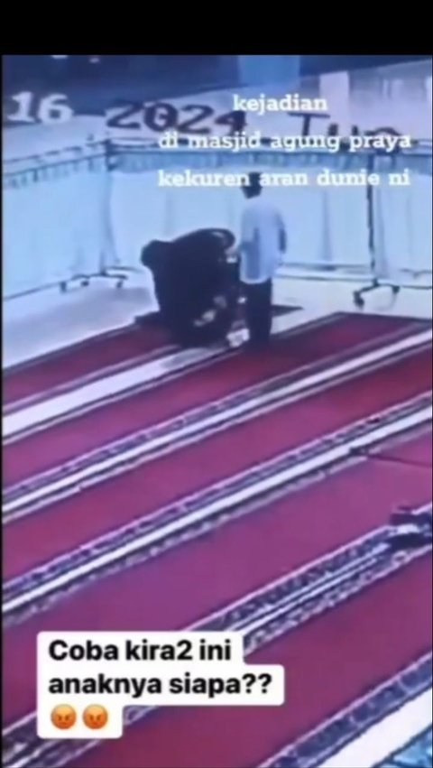 Viral Pria Cabul Lecehkan Wanita Sedang Salat dalam Masjid di Lombok, Ini Tindakan Polisi