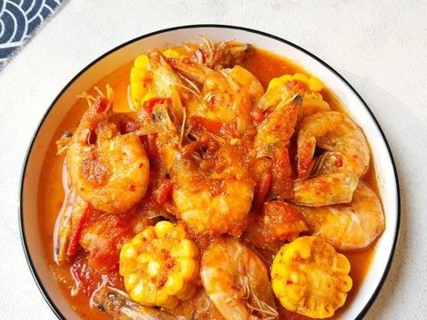 Resep Udang Saus Padang Jagung