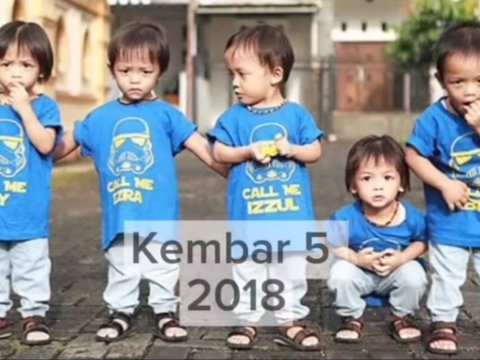 Pernah Viral pada Masanya, Ini Transformasi Bocah Kembar 5 AIUEO yang Kini Sudah Masuk SD