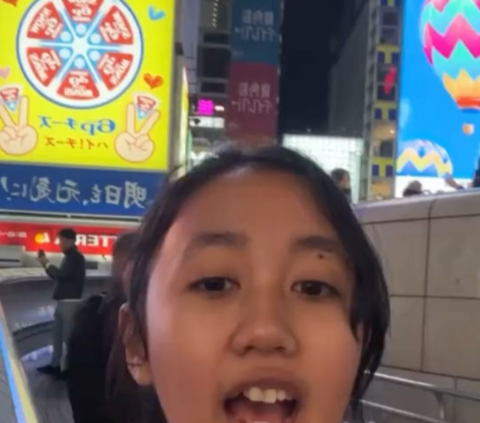 8 Momen Vania Kasir Indomaret Viral Liburan di Jepang, Wujudkan Impian