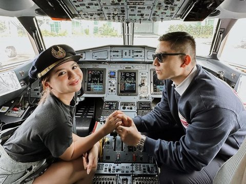 10 Portraits of Kenji Ganessha, Husband of Anggi Marito when on Duty as a Pilot