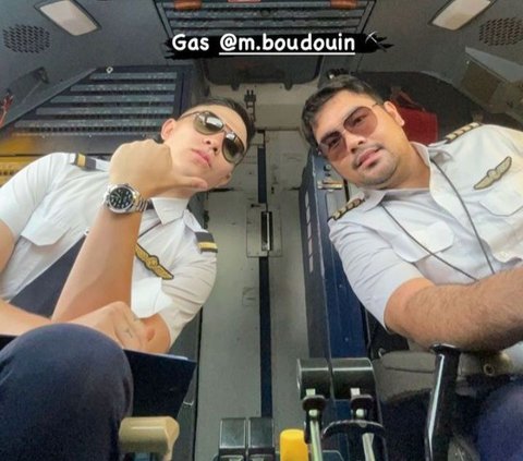 10 Photos of Kenji Ganessha, Anggi Marito's Husband on Duty as a Pilot