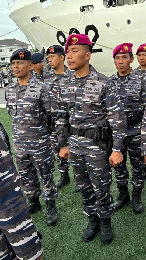 Ini Jajaran Prajurit Terbaik Marinir TNI AL, Salaman sama Menhan, Siap Berangkat Tugas ke Zona Berbahaya