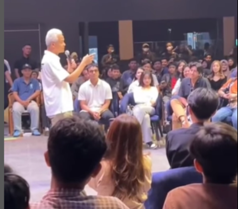 Attend Ganjar Pranowo's Invitation, Fuji Movement Makes Focused Speech Fail