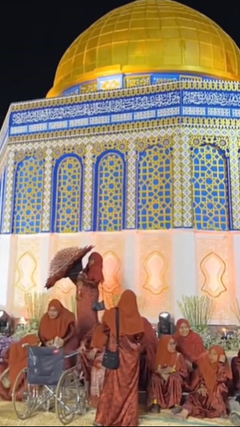 Viral Pernikahan Mewah di Madura dengan Konsep Palestina, Dekor Masjid Al Aqsa Dibuat 3 Bulan