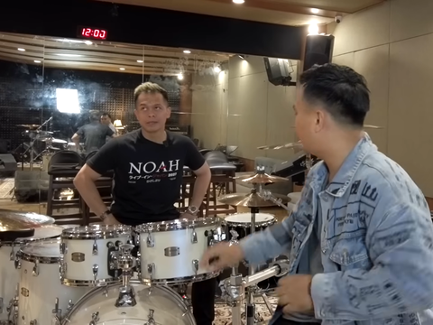 Cerita Rio Alief saat Audisi jadi Additional Band Noah, Tampil di Hadapan 10 Drummer