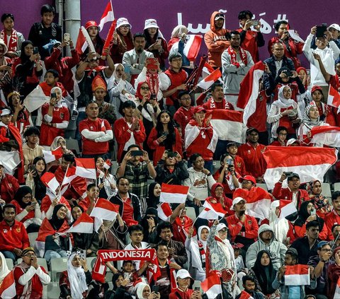 Timnas Indonesia sukses mengandaskan Vietnam dalam laga kedua Piala Asia 2023, pada Jumat (19/1/2024). Pasukan Garuda menang dengan skor tipis 1-0 atas Vietnam. AFP/Karim Jaafar