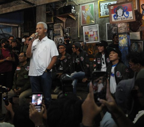 FOTO: Momen Slank Resmi Dukung Ganjar-Mahfud di Pilpres 2024, Abdee Blak-blakan Mundur sebagai Komisaris Telkom