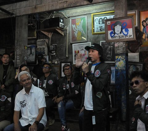 FOTO: Momen Slank Resmi Dukung Ganjar-Mahfud di Pilpres 2024, Abdee Blak-blakan Mundur sebagai Komisaris Telkom