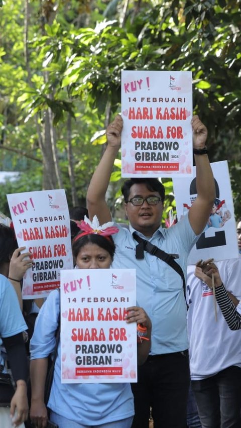 Deklarasi dukungan kepada pasangan Prabowo-Gibran ini dilakukan oleh gen Z dan milenial dari berbagai organisasi relawan.