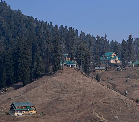 Perubahan iklim membuat musim dingin tak biasa terjadi di Gulmarg, sebuah kota dataran tinggi Himalaya di wilayah Kashmir, India. Hamparan salju putih yang kerap menyelimuti salah satu resor ski tertinggi di dunia tersebut kini tampak menghilang.