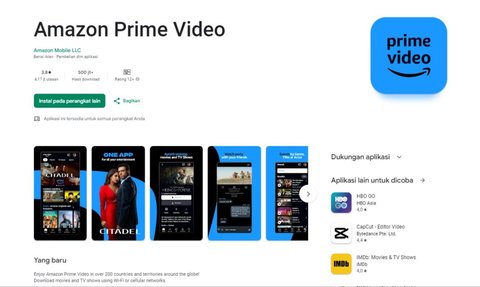 Berlangganan Amazon Prime Video dengan Cepat dan Mudah, Berikut Harganya