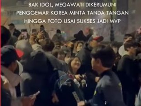 Megawati's Volleyball Moment `Smash Petir` Overwhelmed by Korean Fans, Famous Athlete Rank Higher than Idol