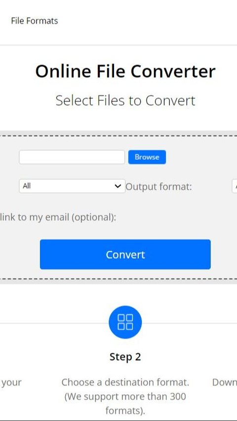 Gunakan Convert Files untuk Mengonversi Video