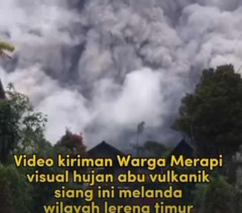 Gunung Merapi Keluarkan Awan Panas hingga 2 Kilometer, Sejumlah Wilayah Sekitar Dilanda Hujan Abu