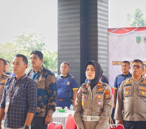 Polres Rohil Deklarasi Tertib Berlalu Lintas Demi Pemilu Damai 2024