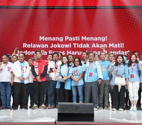 Ratusan Relawan Jokowi Deklarasi Dukung PSI dan Gibran, Ketum Projo Hadir
