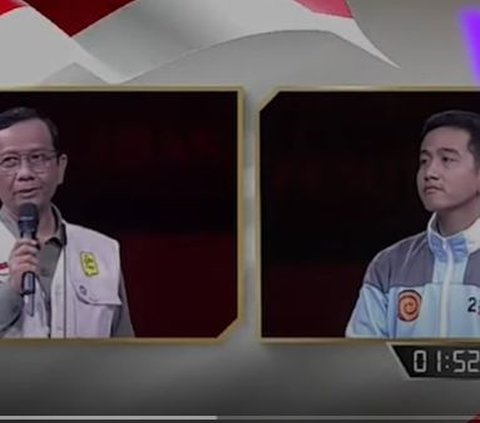 Portrait of Gibran Rakabuming's Gimmick Style during Vice Presidential Debate 4: 'I Want to Find the Answer from Prof. Mahfud but Can't Find It'