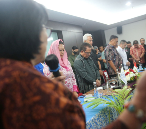 FOTO: Keakraban Ganjar Pranowo Dialog dengan Pengurus Gereja-Gereja Seluruh Indonesia di Salemba