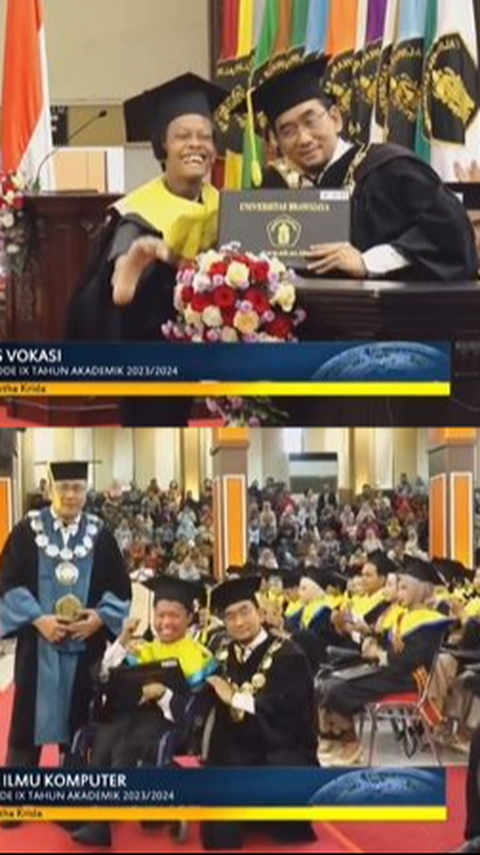 Viral Momen Dua Penyandang Disabilitas Berhasil Wisuda dengan Nilai Memuaskan, Begini Sosoknya