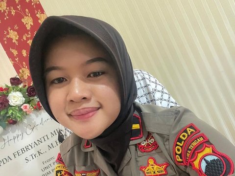 Portrait of Ipda Febryanti Mulyadi, the Youngest Police Woman at the Age of 23