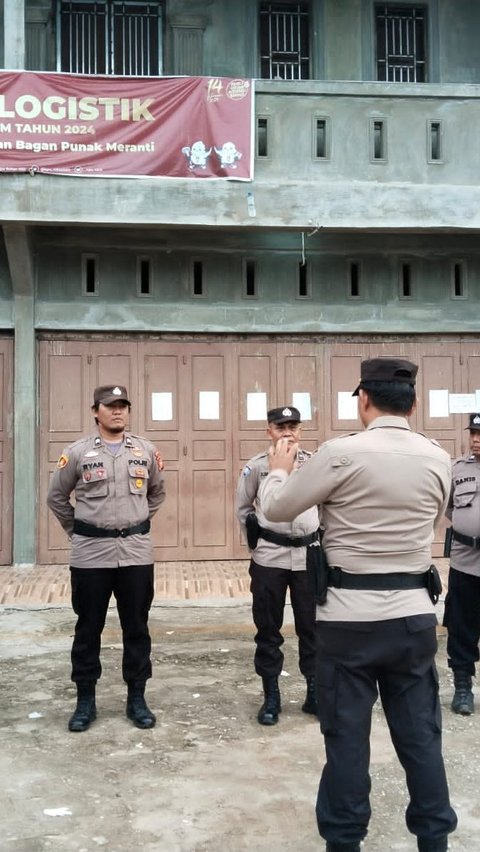 Pemilu Semakin Dekat, Pengamanan Gudang Logistik di Rohil Diperketat