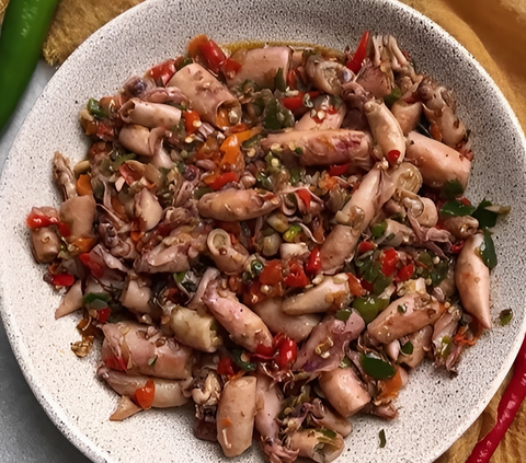 Recipe for Spicy Chilli Squid ala Chef Martin Praja