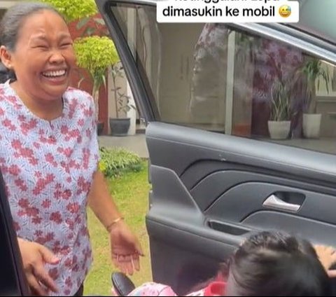 So Funny, Video of Mother Taking Child to School but the Child is Left Behind at Home