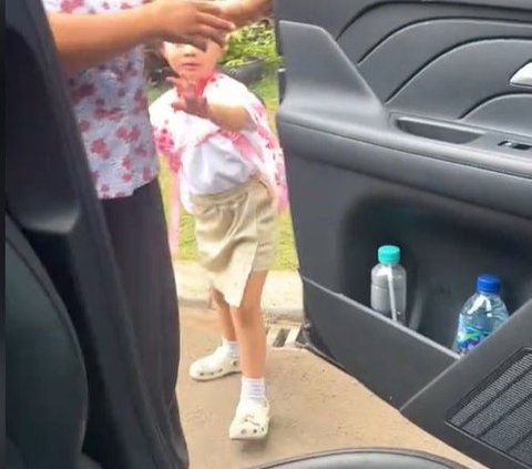 So Funny, Video of Mother Taking Child to School but the Child is Left Behind at Home