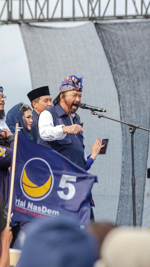 Surya Paloh Akhirnya 'Turun Gunung' Langsung Kampanye di Lombok: Jaga Aturan Main, Agar Pemilu Damai