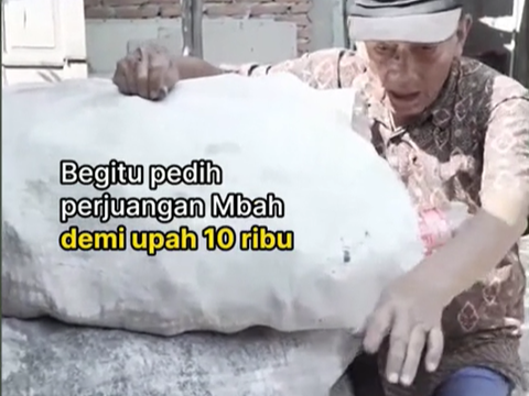 Kakek Pencari Rongsokan Beli Nasi Rp2 Ribu Demi Ganjal Perut, Cuma Dikasih Sesendok dan Air Putih Bikin Pilu