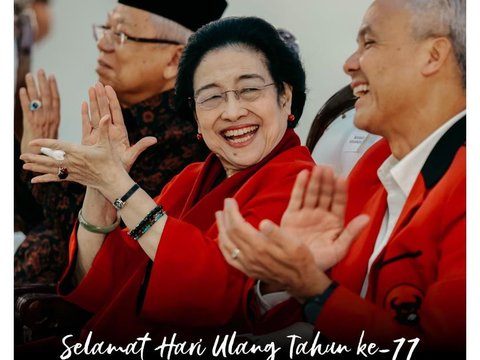 The Presidential Candidates' Greetings to Megawati on her 77th Birthday, Becoming a Strong Pillar of Democracy to Metal Greetings