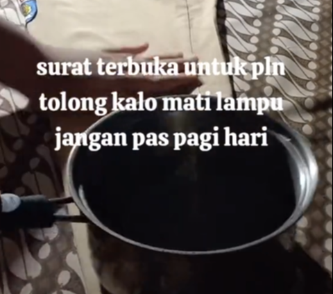 Viral Curhatan Wanita Keluhkan Mati Listrik saat Bajunya Belum Disetrika, Lakukan Cara Lawas Ini