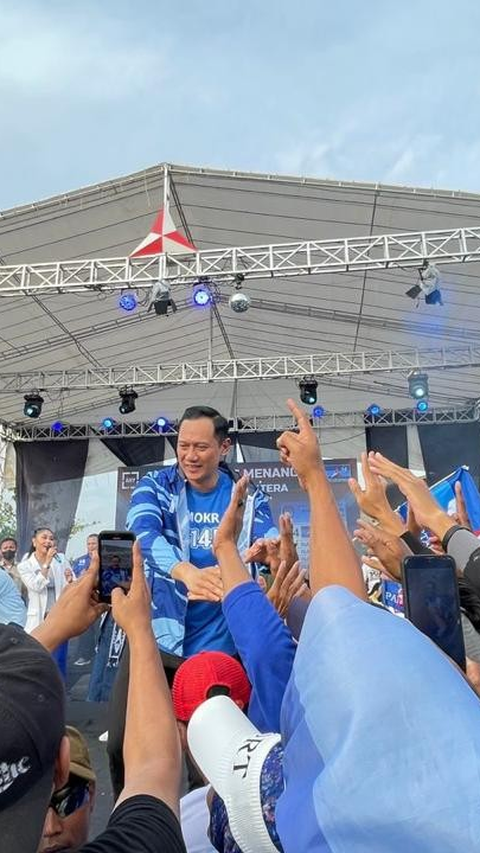 <br>Kampanye Demokrat di Lamongan dan Gresik, AHY Nostalgia Kebijakan Era Presiden SBY