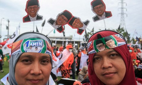 FOTO: Ribuan Pendukung Padati Kampanye Akbar Anies Baswedan di Yogyakarta